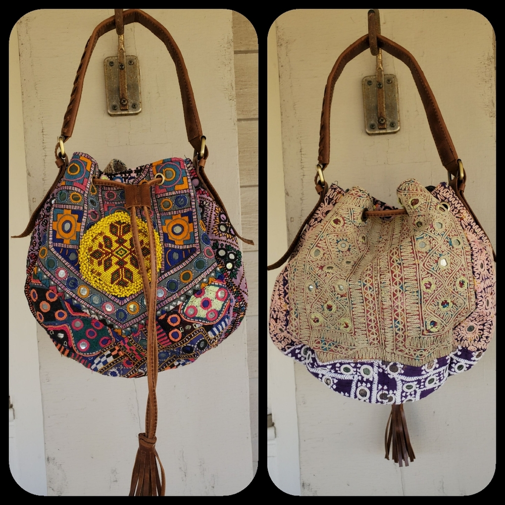 🌈SOLD💰🌠 BOHO artisan hippie gypsy Banjara bag - Picture 2 of 8